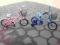 ROWEREK DZIECIECY ROZOWY niebieski 12 CALI  BMX