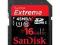SanDisk SDHC 16GB Extreme HD Video Class10 45 MB/s