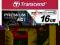 Transcend SDHC 16GB Class 10 UHS-I Premium 300x FV