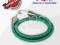 Lina gumowa ekspandor 12mm zielona z hakiem 1m