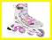 Łyżworolki Roces Set Compy Girl 7.0 rozm PROMOCJA!