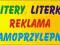 LITERY SAMOPRZYLEPNE REKLAMA NA SZYBĘ PROMOCJA