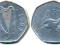 Irlandia 50 pence 1997 r.