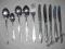 10 sztućców z PRL = WYPRZEDAŻ = STAL nierdzewna !!