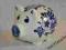 Delft;świnka - skarbonka ręcznie malowana, duuża!