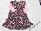 Sztruksowa sukienka typu 2w1, 18-23 msc., bdb
