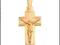 ZŁOTY KRZYŻ KRZYŻYK 585 CHRYSTUS 2x1,2 cm CHRZEST