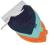 SZALIKI 3 - PAK _ TRZY KOLORY _ H&amp;M _ 68 - 92