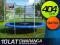 TRAMPOLINA OGRODOWA Z SIATKĄ 404cm NEO PRO 2w1