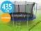 TRAMPOLINA OGRODOWA Z SIATKĄ 435CM (14FT) PRO + DR