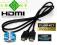 NOWY KABEL HDMI - HDMI FULL HD 3D TV 1.4 / 1,5M