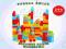 KOLOROWY ZESTAW KLOCKÓW MEGA BLOCKS 90 SZTUK 3958