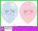 Balony Pastel BUCIKI roczek urodziny 14-225-a