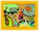 MALOWANE Puzzle SUPER PREZENT Edukacyjny HIT 4szt