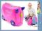 TRUNKI  Jeżdżąca WALIZKA TRIXI  JEŹDZIK różowa
