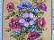Haft krzyżykowy Kanwa Kwiaty 56