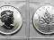 5 dolarów Kanada 2010 uncja srebra