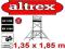 Rusztowanie aluminiowe rusztowania jezdne ALTREX