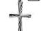 Srebrna zawieszka KRZYŻYK KRZYŻ diamentowany