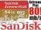 Sandisk 64GB microSDHC EXTREME PLUS 80MB/s UHS-I