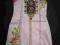 Cudna = zdobiona = dziewczęca = sukieneczka = 86cm