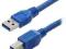 LN1 NOWY KABEL USB 3.0 BLUE A-B M/M 3M SUPER-SPEED