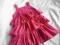 SUKIENKA 86 CM, 12-18 M***ŚLICZNA RÓŻOWA FALBANKI