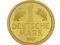 Deutsche Mark Medal 9cm srednica zlocona kopia