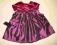 86 LADYBIRD śliczna sukienka z weluru i tafty