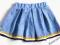 Rozkloszowana pódniczka cheerleaderka,3-4 l/92- 98