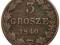 5022. 3 Grosze Polskie 1840 MW st.3-