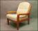 Duński fotel - masywny  - lity teak ...