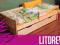 Łóżko sosnowe D 70x160 dziecięce SUPER CENA sosna!