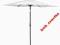 REWELACYJNY Tilt &amp; Crank Parasol 2.7m NA KORBĘ