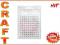 Kryształy kryształki 100 szt. różowy Scrapbooking