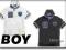 NEXT WIOSNA POLO SHORT BADGED WHITE/NAVY 6-9 M