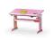 Różowe biurko dla dziewczynki z regulacją CECILIA