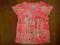 NEXT róż koral cekiny bluzka tunika 6-7l 122cm