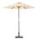 PARASOL OGRODOWY 2m DREWNO KREMOWY /378X