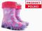KALOSZE DZIECIĘCE OCIEPLANE GUMOWCE GUMIAKI 22-23