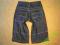 NEXT KRÓTKIE SPODENKI BERMUDY JEANS 146 JAK NOWE