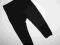 GEORGE - czarne LEGGINSY z koronką - 80-86