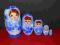 Matrioszka matrioszki lalka Rosja 5 szt. (waw)