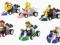 Super Mario Kart 6x figurka samochód Luigi Bowser