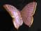 figurka PORCELANOWA recznie malowana MOTYL motylek