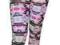 EXTRA legginsy w KOLOROWE WZORY one size 12-16 lat