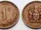 RODEZJA RHODESIA 1 CENT 1972 T. S.