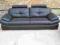 Zestaw   skóra   sofa 2 + sofa 2  / czarne  /