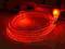KABEL LED CZERWONY MICRO USB