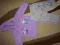 Fioletowy dres na dziewczynkę 74 cm 9 M